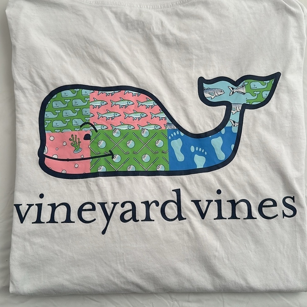 Vineyard Vines Men's White Long Sleeve Shirt